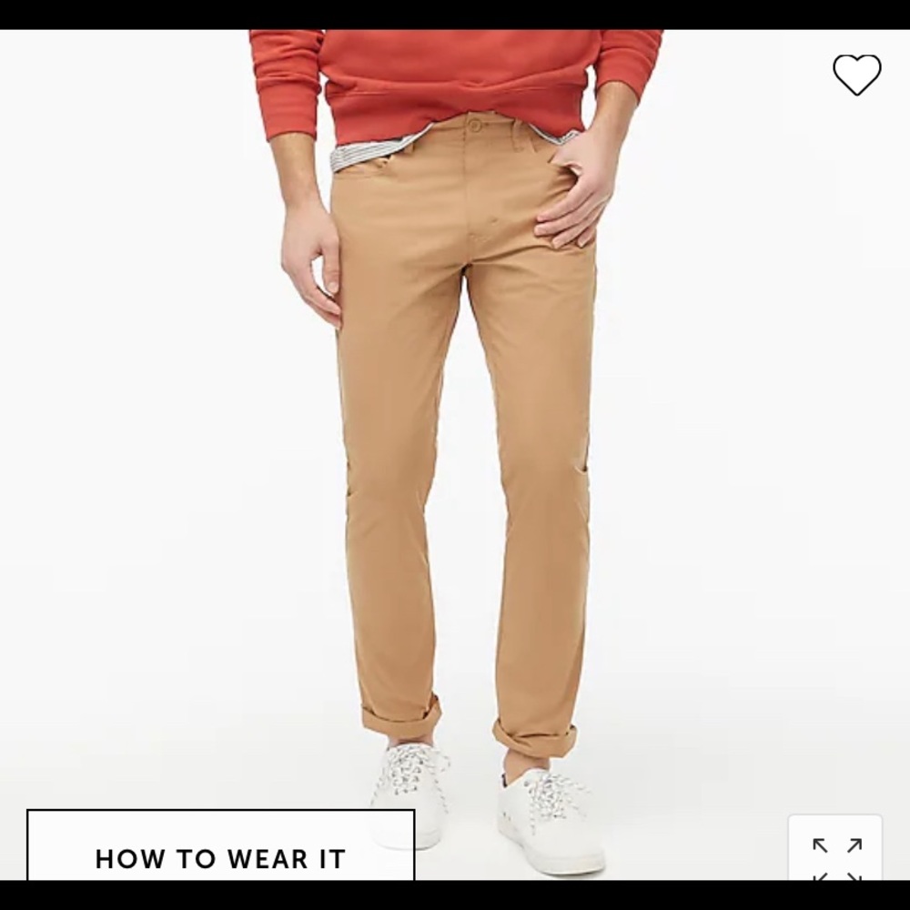 J. Crew Men’s slim tech pants